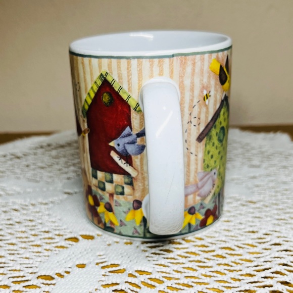 Lang & Wise Vintage “Birdsong” Collector Mug Debi Hron 1999 Thailand DH#1 Coffee - Picture 4 of 10